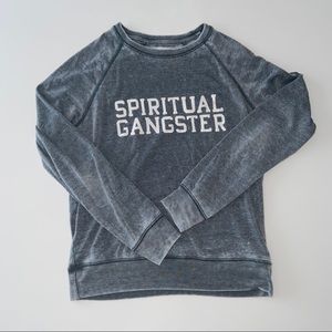 Spiritual Gangster Gray Sweater